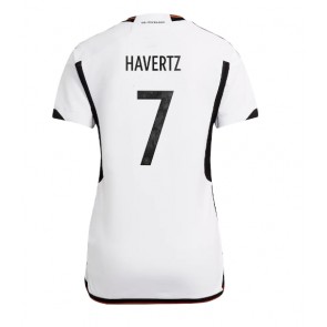 Tyskland Kai Havertz #7 kläder Kvinnor VM 2022 Hemmatröja Kortärmad